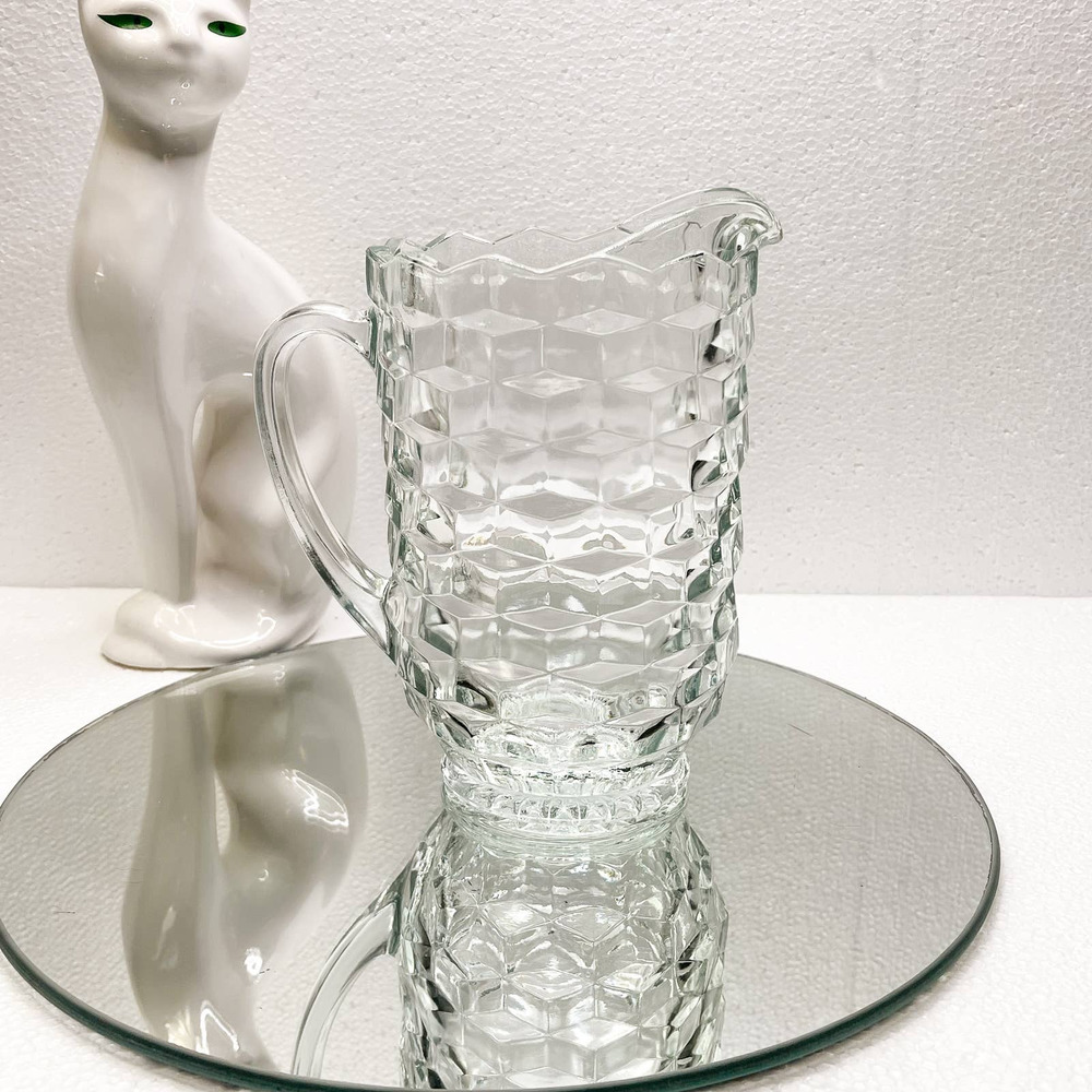 Vintage 52 Oz Pitcher Whitehall Clear by COLONY